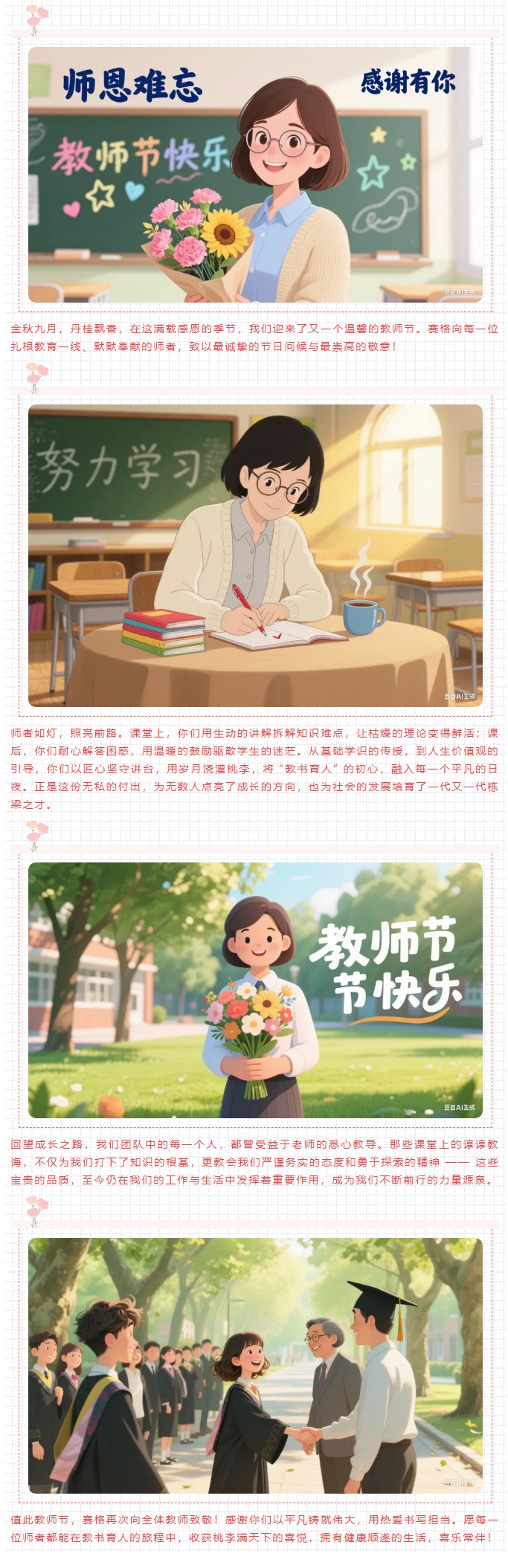 感恩有您 照亮前行 — 祝老師們節(jié)日快樂！_副本